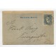 ARGENTINA ENTERO POSTAL GJ CAP-02 CARTA KIDD USADA CON MATASELLO CARTEROS U$ 25